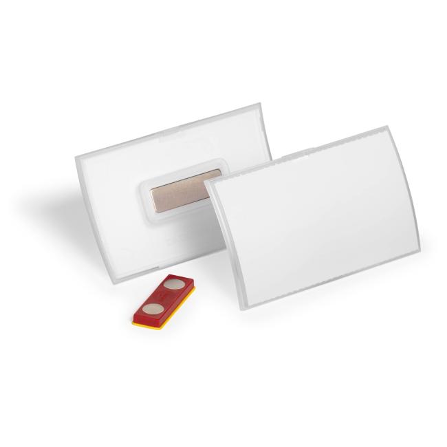 Visačka s magnetem PP DURABLE 54x90mm 10ks
