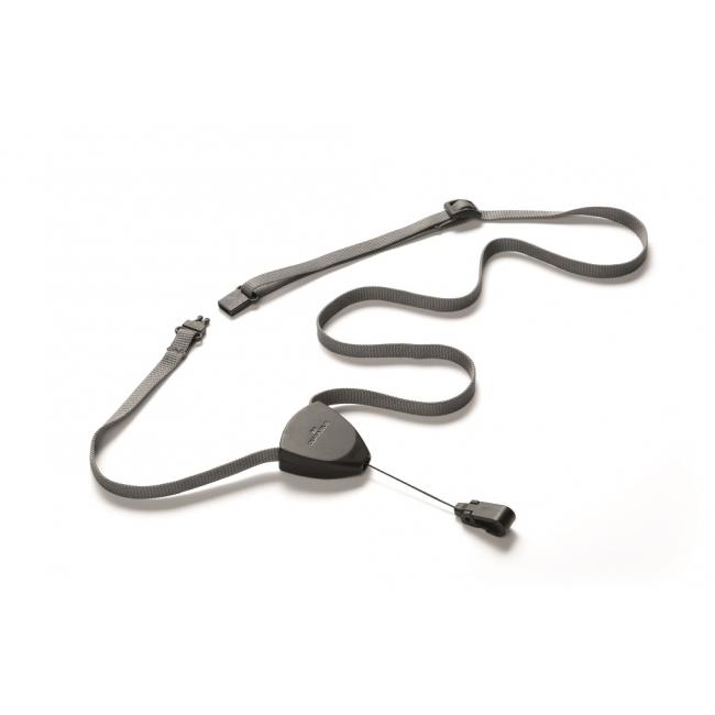 [DU830901] Závěsný řemínek DURABLE FLEX se šňůrkou černý 10ks