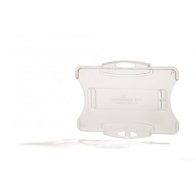 [DU891819] Visačka na plastovou kartu otevřena bez úchytu DURABLE 85x54mm 10ks