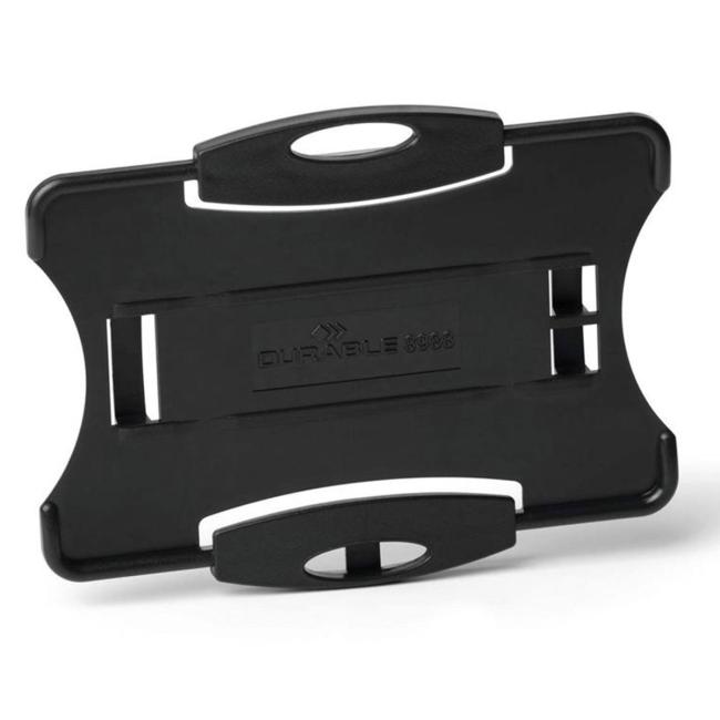 [DU898801] Visačka na plastovou kartu otevřená DURABLE ECO černá 87x54mm 10ks