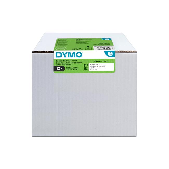 [DY093091] Samolepící etikety Dymo LW 89x28mm adresní bílé 1560ks