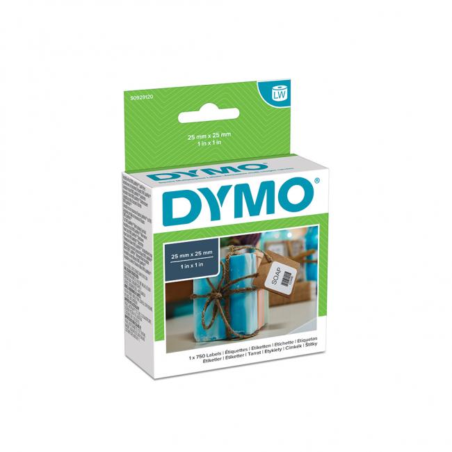 [DY929120] Samolepící etikety Dymo LW 25x25mm víceúčelové bílé