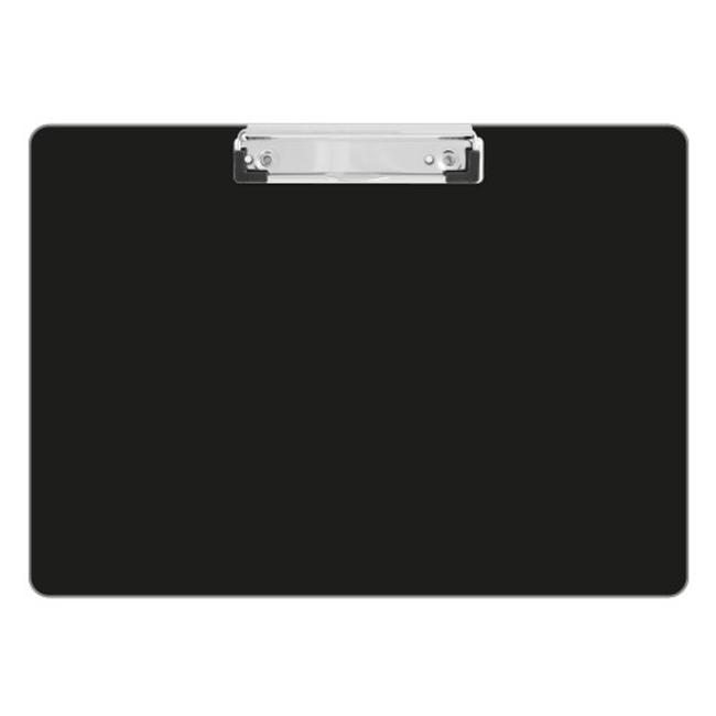 Laminátový blok pro psaní A4 (klip na delší straně) černý