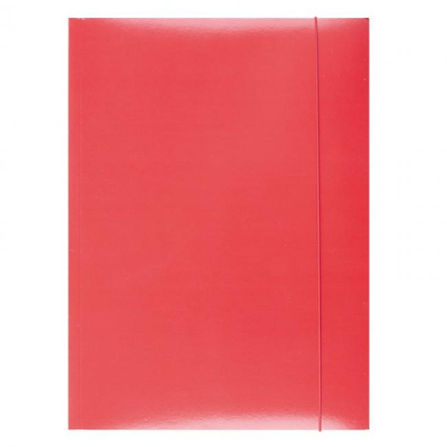 [EC113104] Kartonový obal s gumičkou Office Products červený