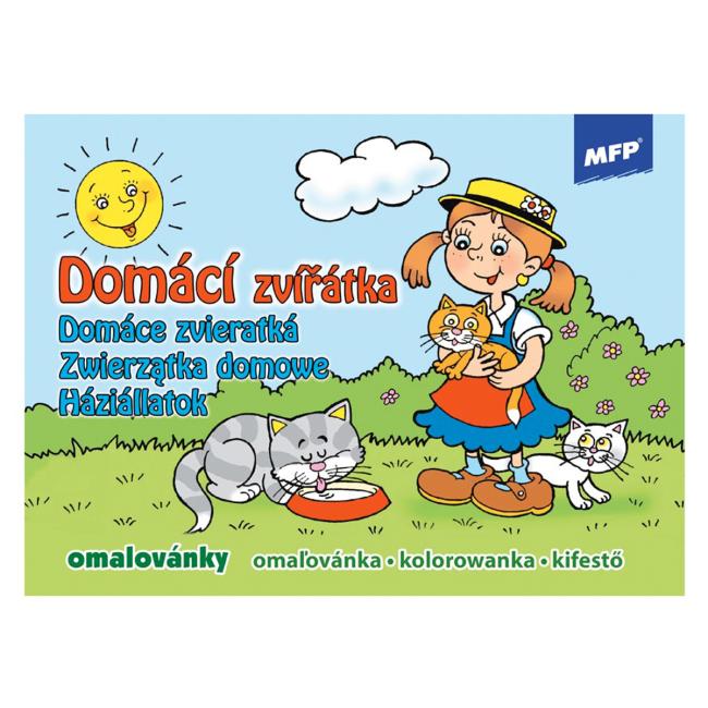 Omalovánka A5 Domácí zvířátka