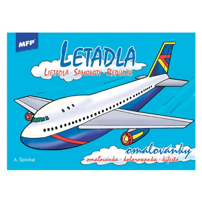 Omalovánka A5 Letadla
