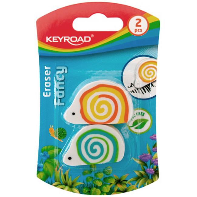 [EC970122] Guma univerzální KEYROAD hlemýžď, blistr 2 ks, mix barev