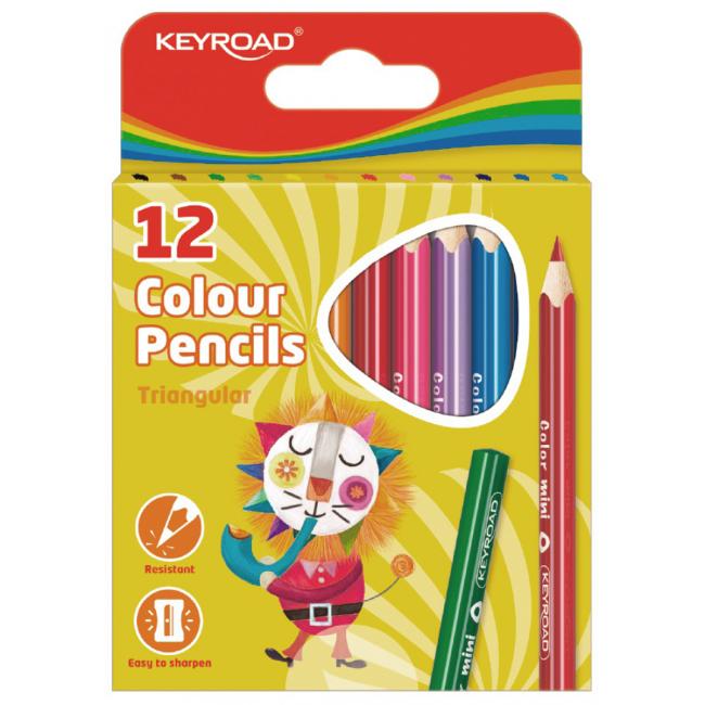 Barvičky KEYROAD Mini, 12 barev