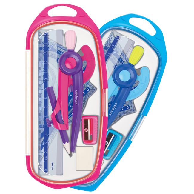 Sada školních pomůcek KEYROAD velká, mix barev