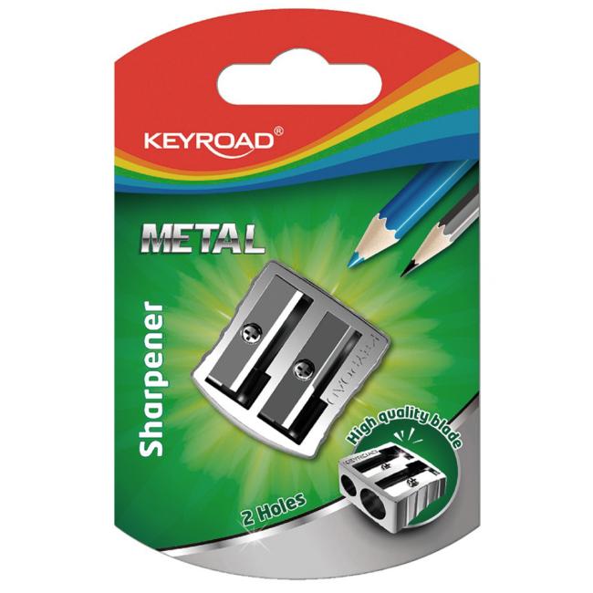 [EC971683] Struhadlo KEYROAD Metal hliníkové, se dvěma otvory, blistr