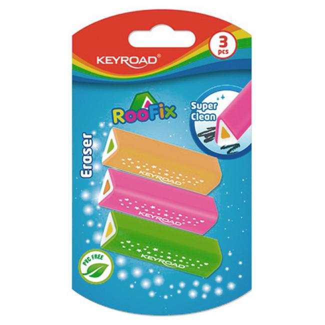 [EC971813] Guma univerzální KEYROAD Roofix, blistr 3 ks, mix barev