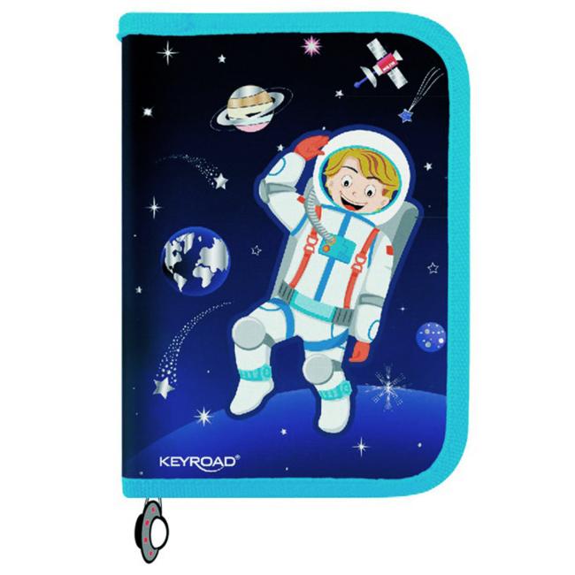 Penál KEYROAD 1-zipový plný, mix barev