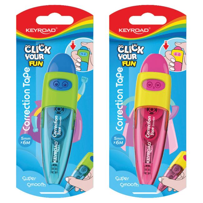 [EC972101] Korekční páska - pero KEYROAD, blistr, 5 mm x 6 m
