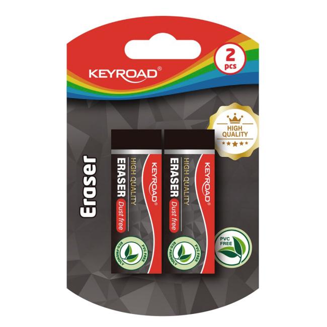 [EC972952] Guma KEYROAD technická, blistr 2 ks, černá