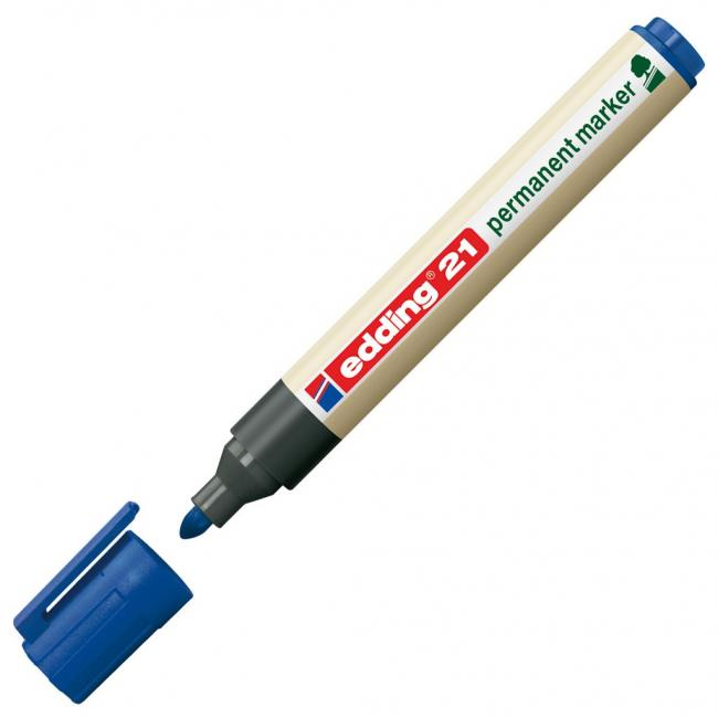 [ED002103] Permanentní popisovač edding 21 modrý