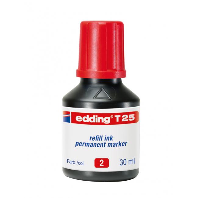 [ED002502] Inkoust edding T 25 červený