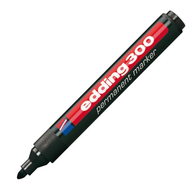 [ED030001] Permanentní popisovač edding 300 černý