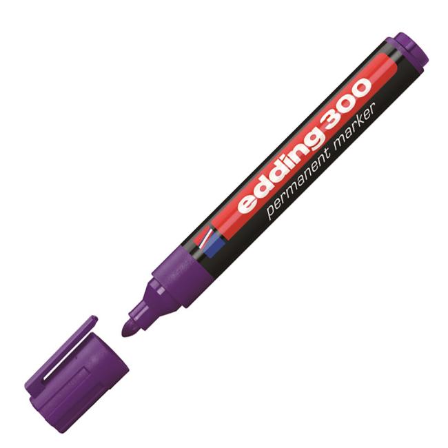 [ED030008] Permanentní popisovač edding 300 fialový