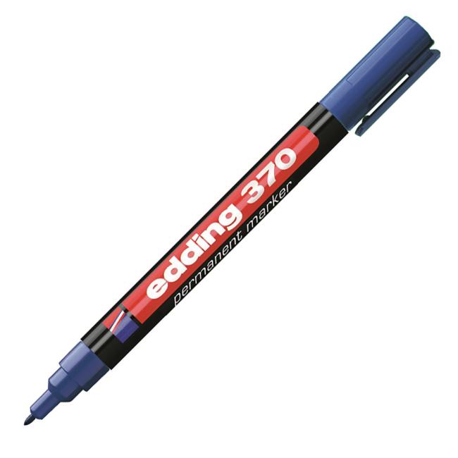 Permanentní popisovač edding 370 modrý