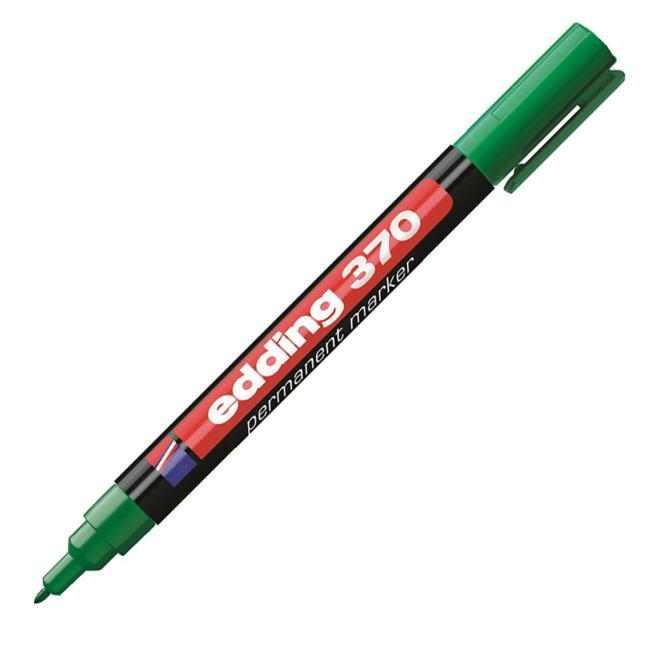 Permanentní popisovač edding 370 zelený