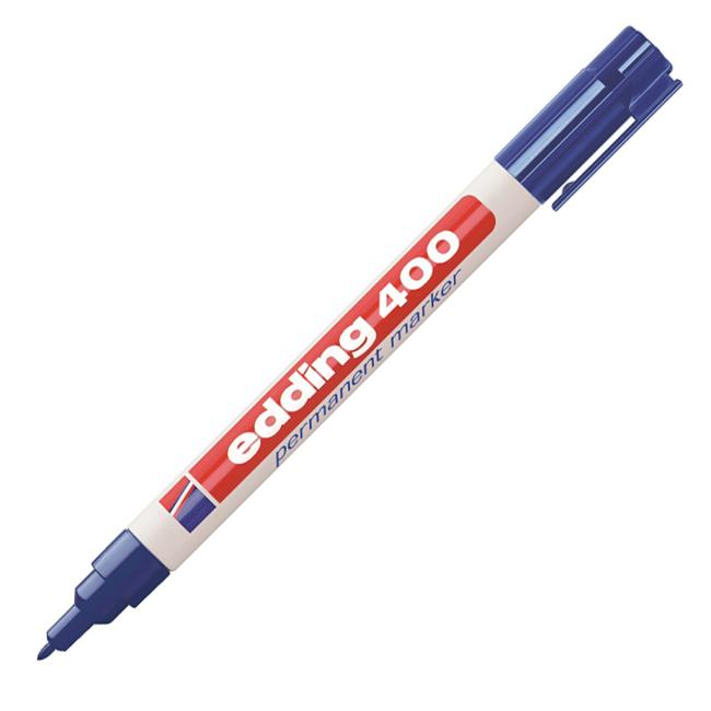 Permanentní popisovač edding 400 modrý