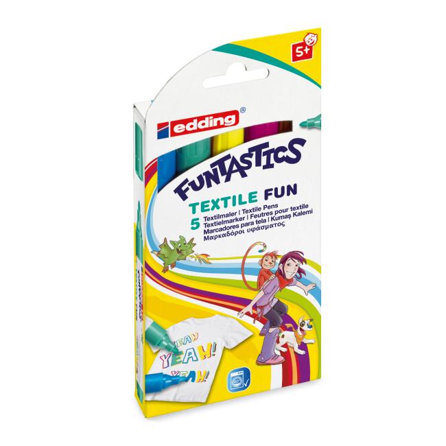 [ED041705] Popisovač na textil edding 17 FUNTASTICS textile fun 5f