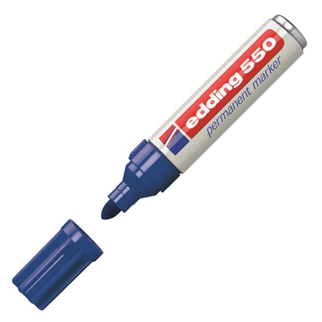 Permanentní popisovač edding 550 modrý