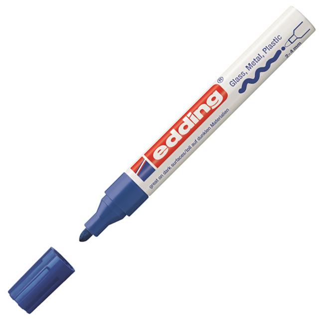 Lakový popisovač edding 750 modrý