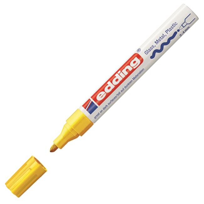 Lakový popisovač edding 750 žlutý