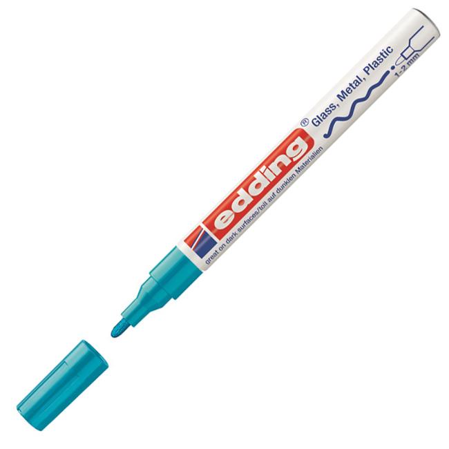 Lakový popisovač edding 751 světle modrý