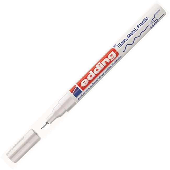 Lakový popisovač edding 780 bílý