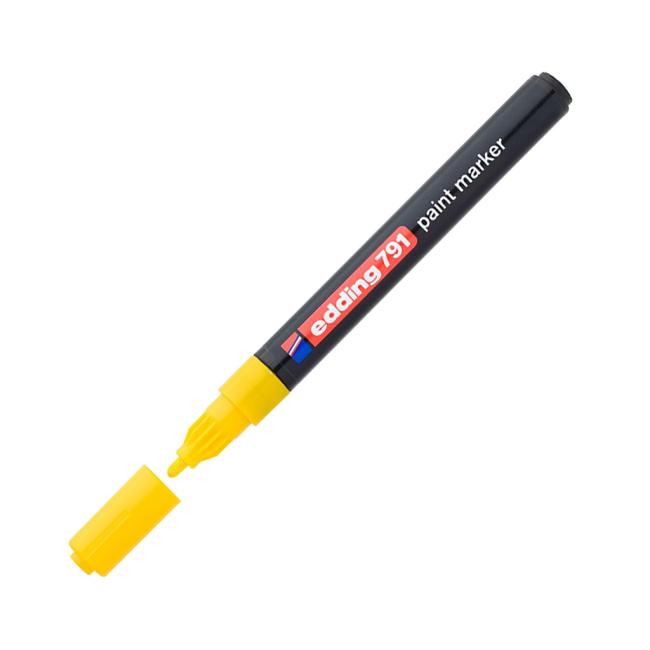 Lakový popisovač edding 791 žlutý