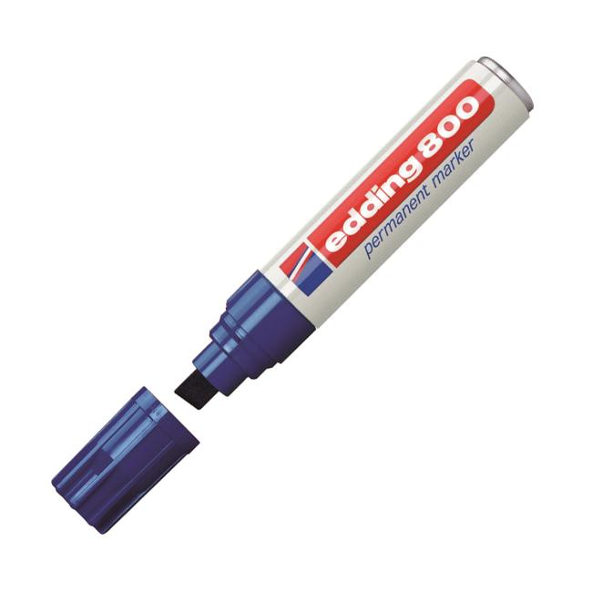 Permanentní popisovač edding 800 modrý