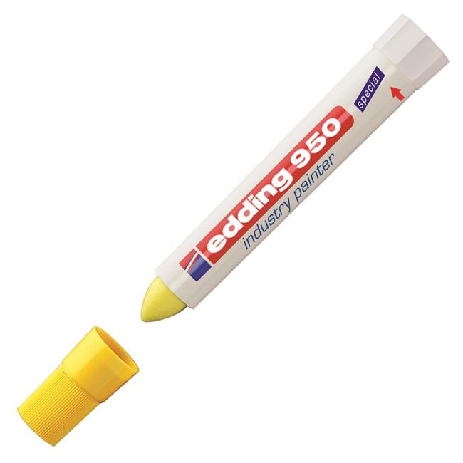 [ED095005] Průmyslový voskový popisovač edding 950 žlutý