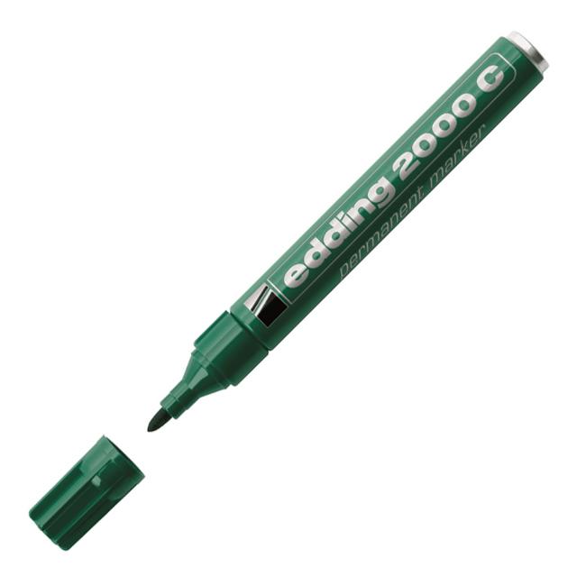 Permanentní popisovač edding 2000C zelený
