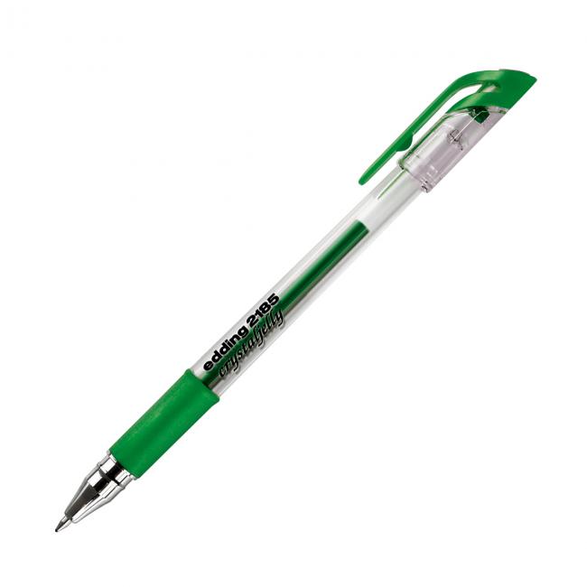 Roller gelový edding 2185 metalický zelený