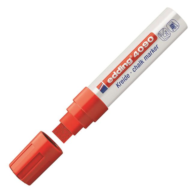 [ED409002] Křídový popisovač edding 4090 červený