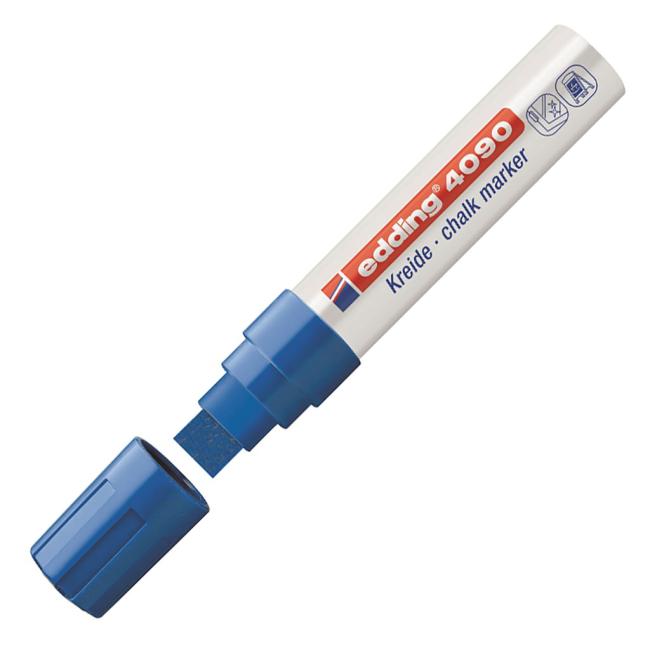 [ED409003] Křídový popisovač edding 4090 modrý