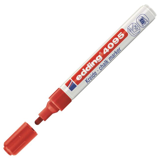 [ED409502] Křídový popisovač edding 4095 červený