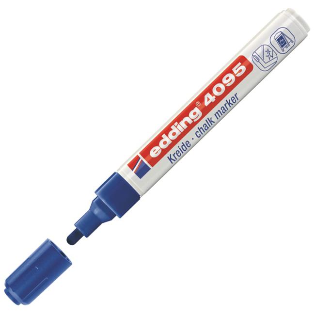 Křídový popisovač edding 4095 modrý