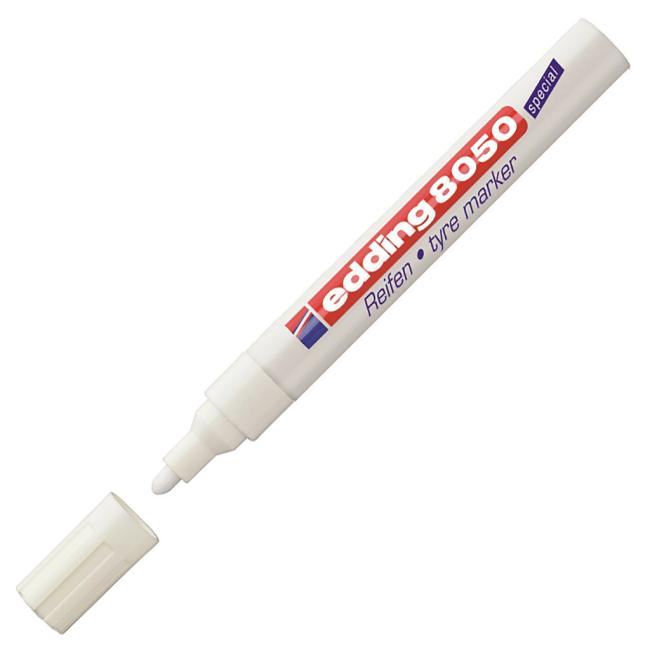 Popisovač na pneumatiky edding 8050 bílý