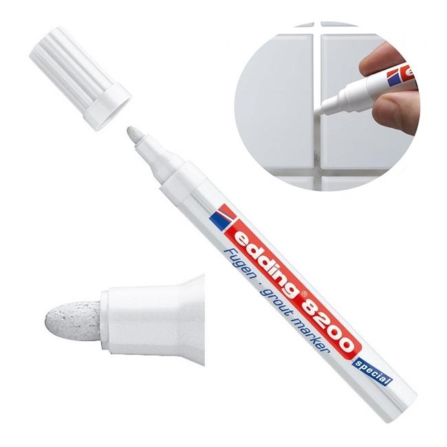 [ED820049BL] Popisovač na spáry edding 8200 bílý v BL