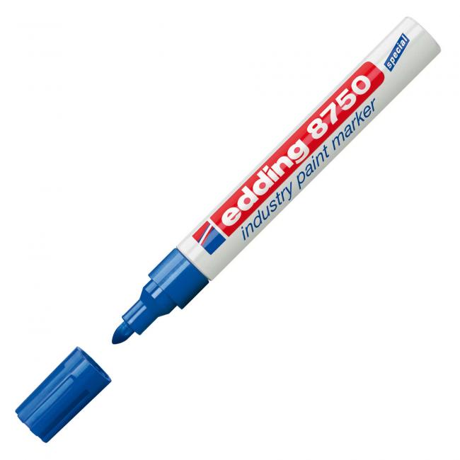 [ED875003] Průmyslový lakový popisovač edding 8750 modrý