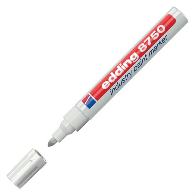 [ED875049] Průmyslový lakový popisovač edding 8750 bílý