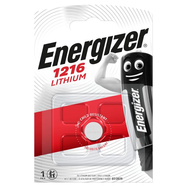 Baterie Energizer CR1216 1ks lithiová knoflíková EN-E300163400