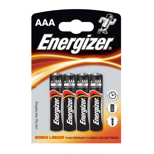 Baterie Energizer mikrotužková Alkaline Power AAA-LR03/4 ks