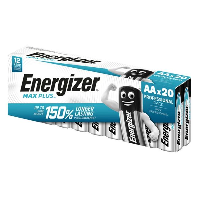 Baterie Energizer Max Plus AA alkalická tužková 20 ks