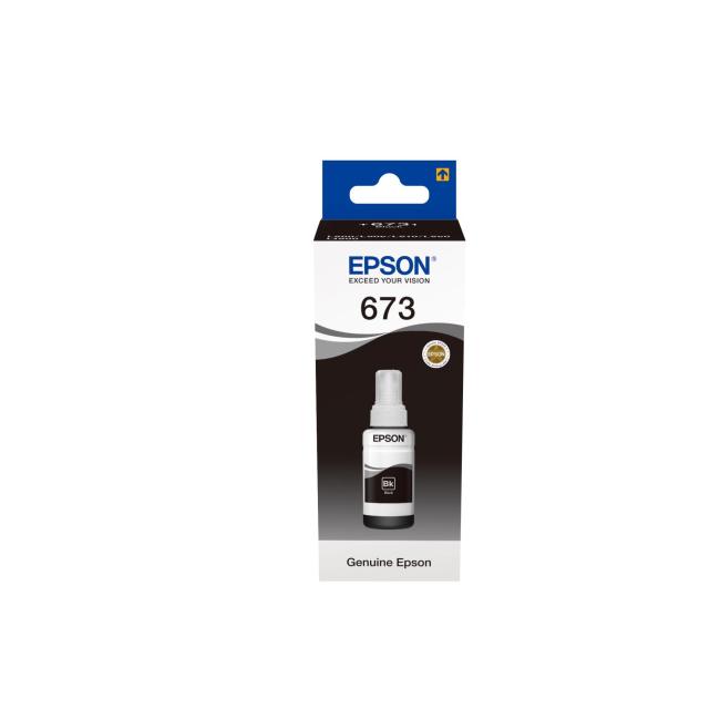 Inkoustová náplň Epson C13T67314A black pro L800/L805/L850/L1800 (70 ml)