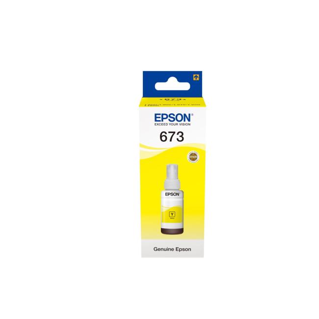 Inkoustová náplň Epson C13T67344A yellow pro L800/L805/L850/L1800 (70 ml)