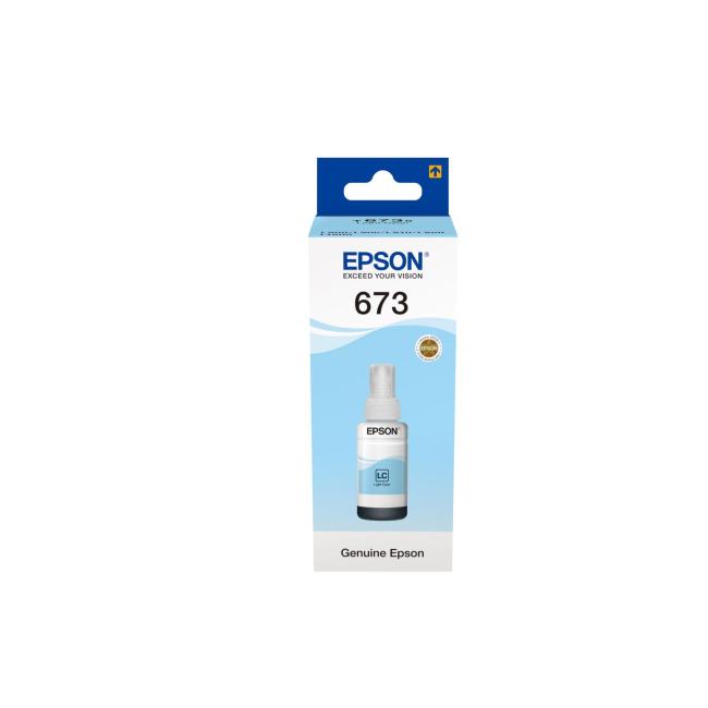 Inkoustová náplň Epson C13T67354A light cyan pro L800/L805/L850/L1800 (70 ml)